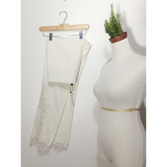 Coachella Lace Hight Waisted Pants - Picture 1 of 4